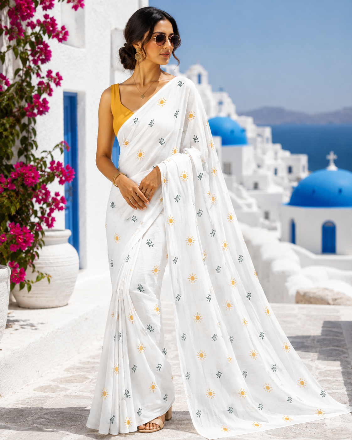 Lefko Mist Saree