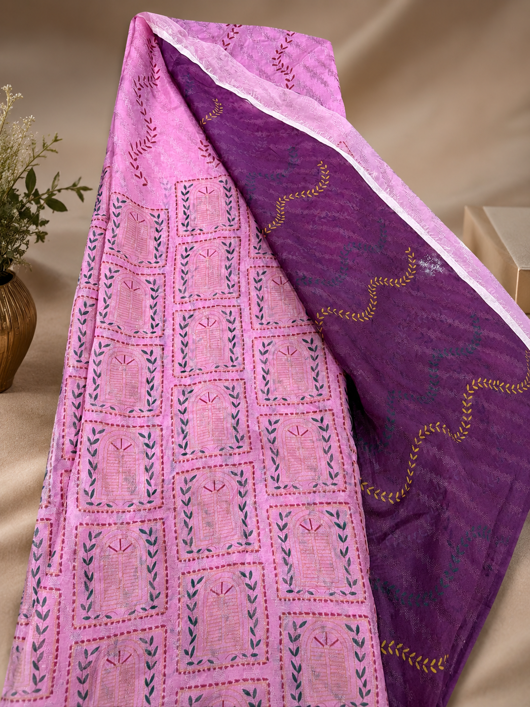 Dysis Eos Blush Saree
