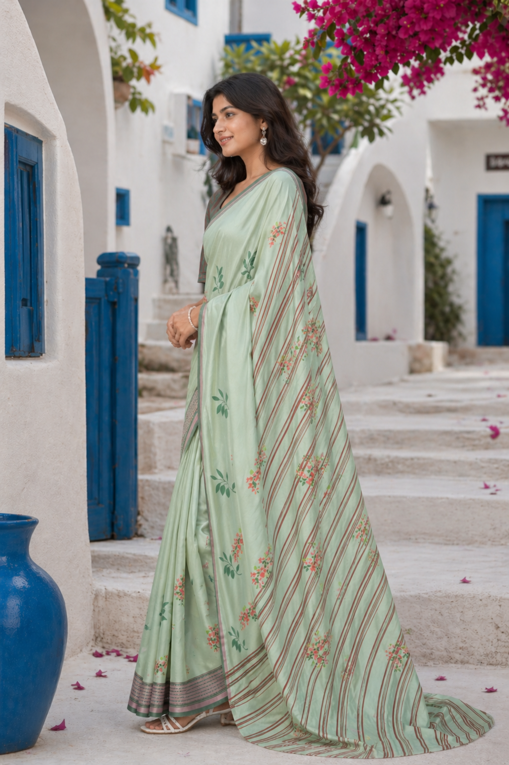Rodo Prasino Saree