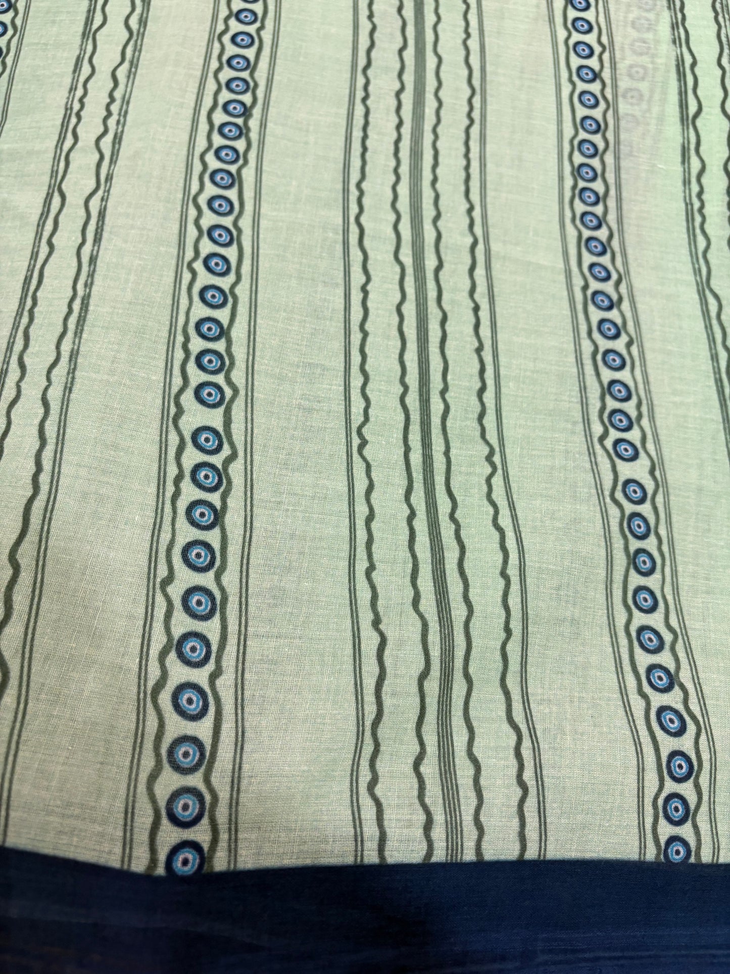 Prasino Thalassa Line saree