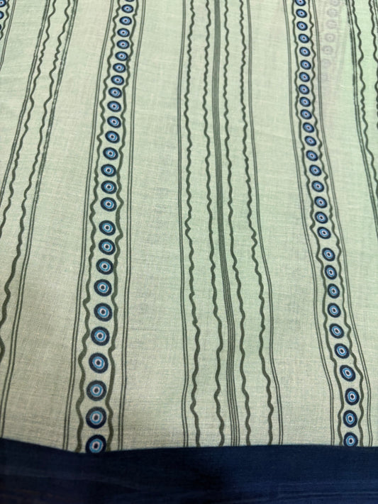 Prasino Thalassa Line saree